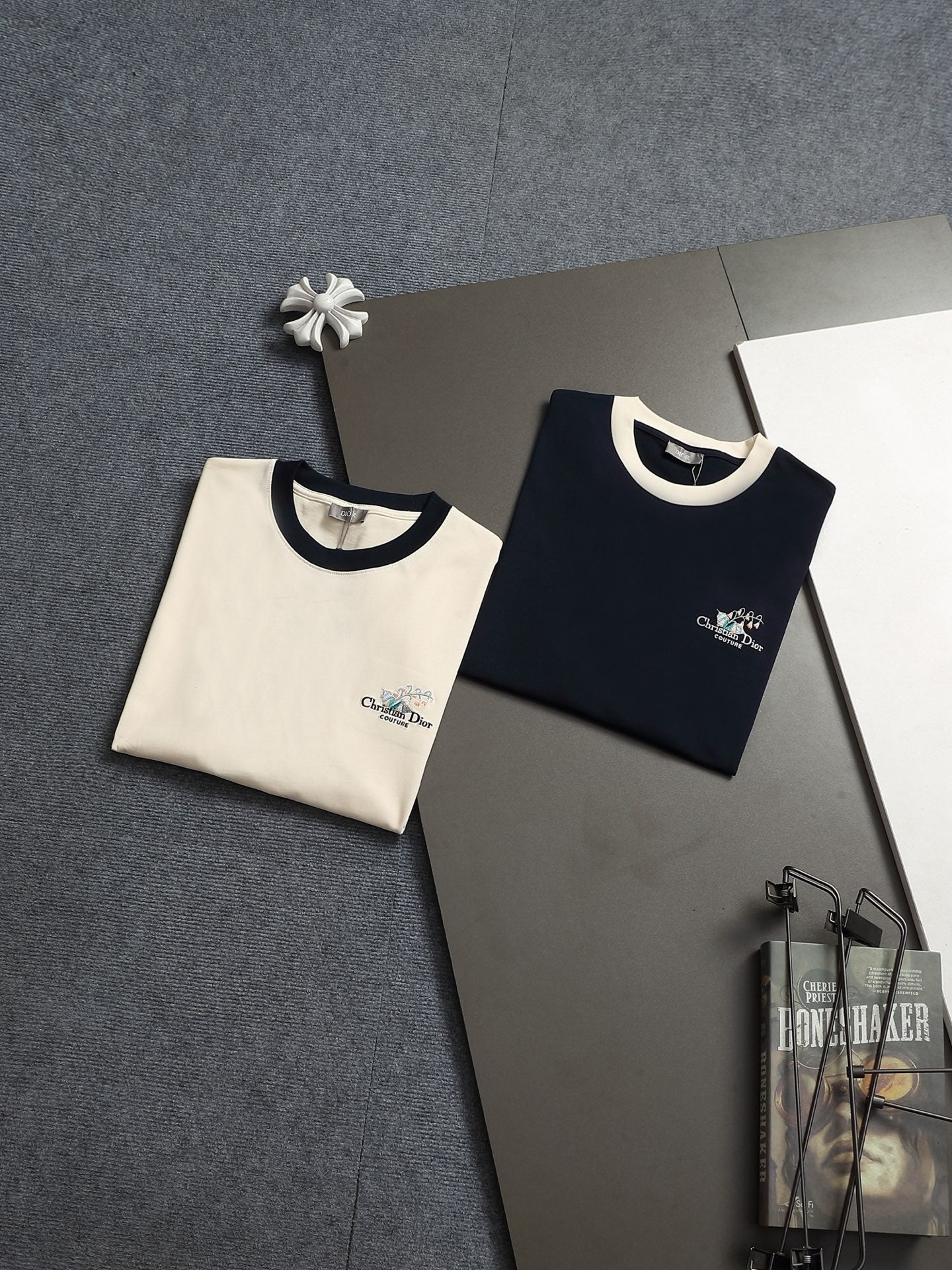 260701 High-quality new style classic letter embroidery T-shirt