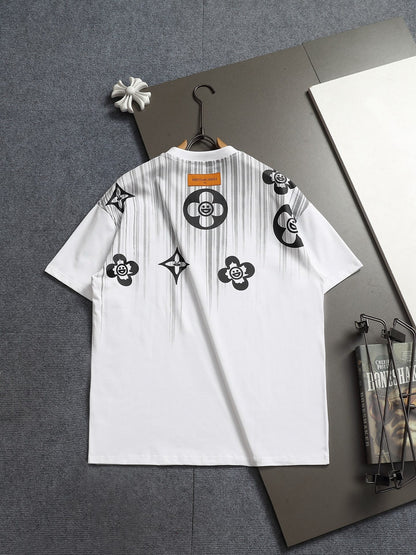260701 High-quality new premium three-dimensional printing technology T-shirt