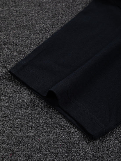 260701 High-quality new embroidered thorn design T-shirt