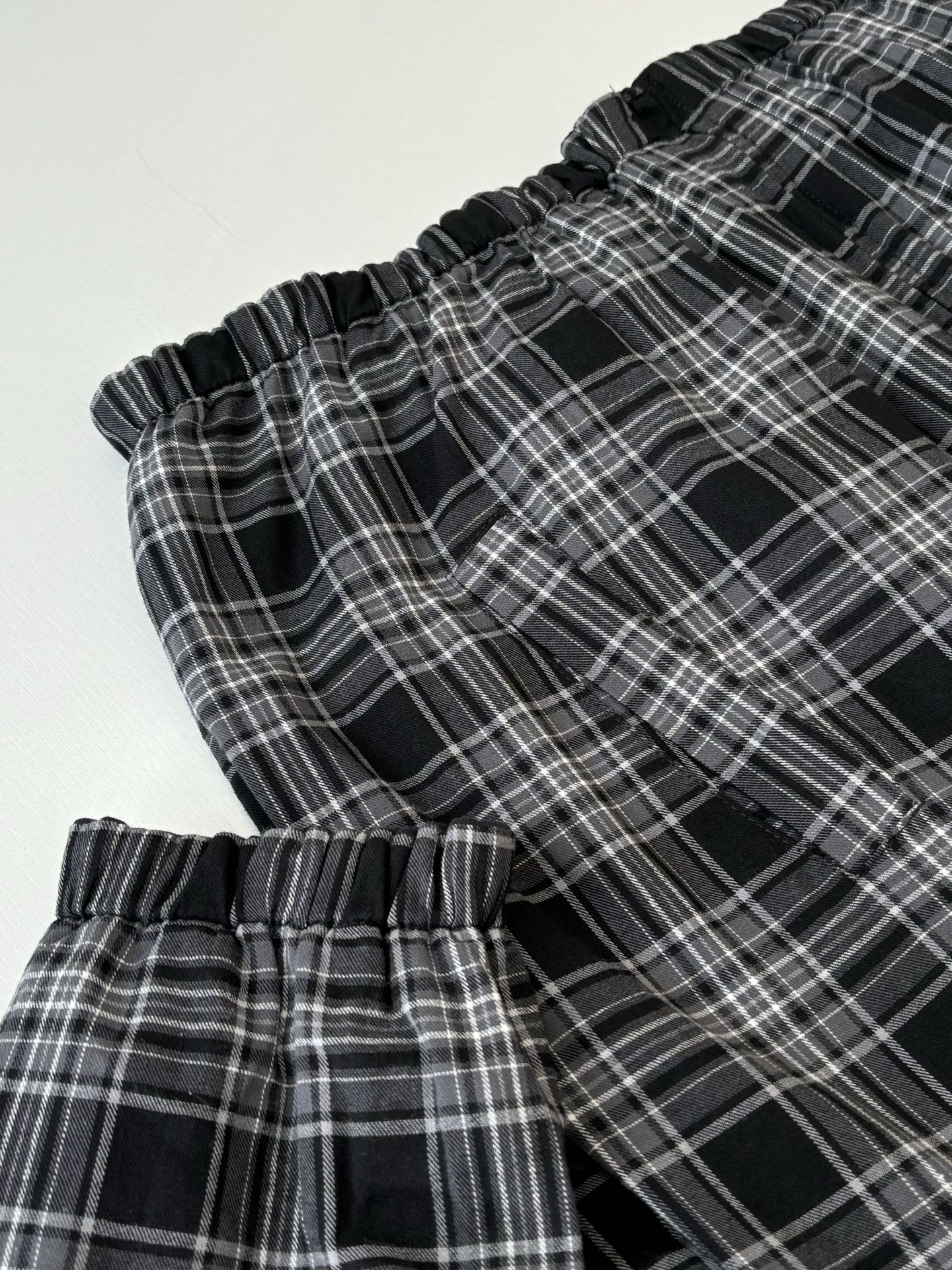 260701 High-quality new deconstructed check double-sided wearable hooded jacket