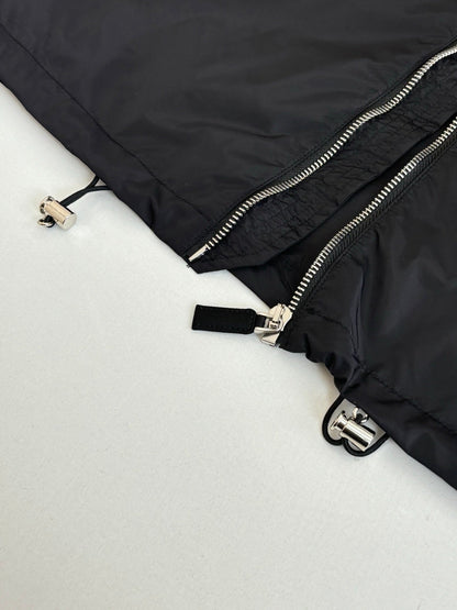 260701 High-quality new recycled nylon classic triangle logo zipper windbreaker coat