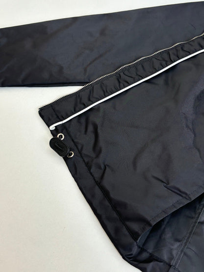 260701 High-quality new triangular logo woven long-sleeved hooded coat