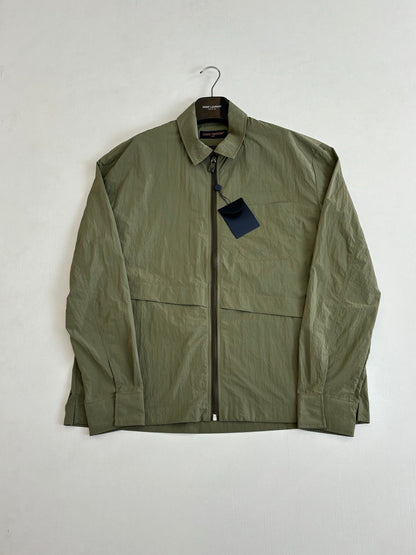 260701 High-quality new olive green functional crew-neck zipper jacket coat