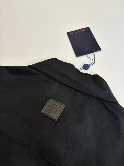260701 High-quality new workwear leather patch lapel jacket coat