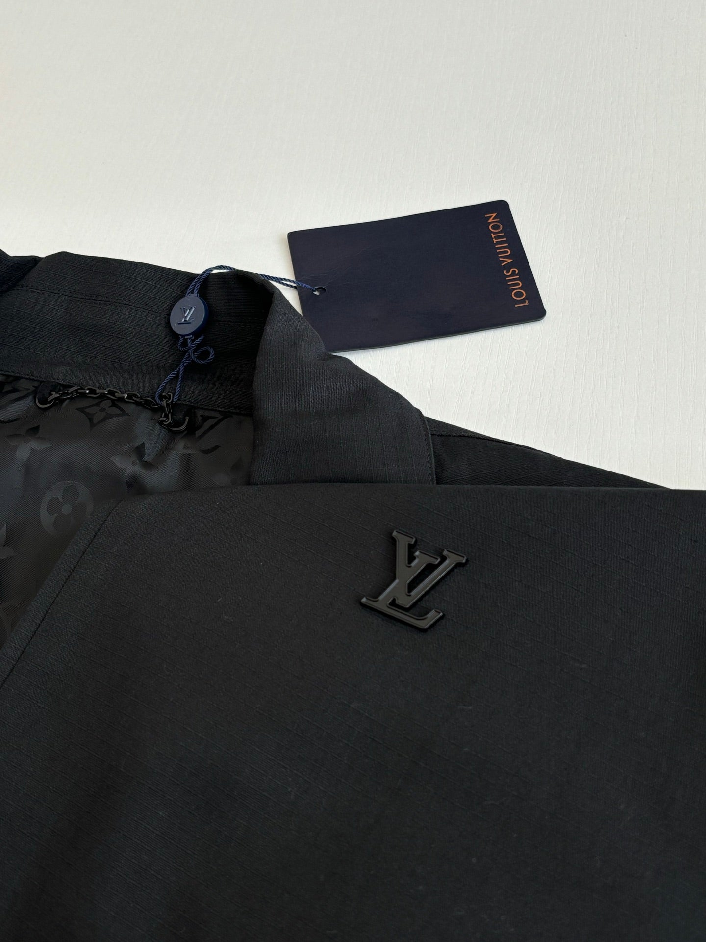260701 High-quality new workwear leather patch lapel jacket coat