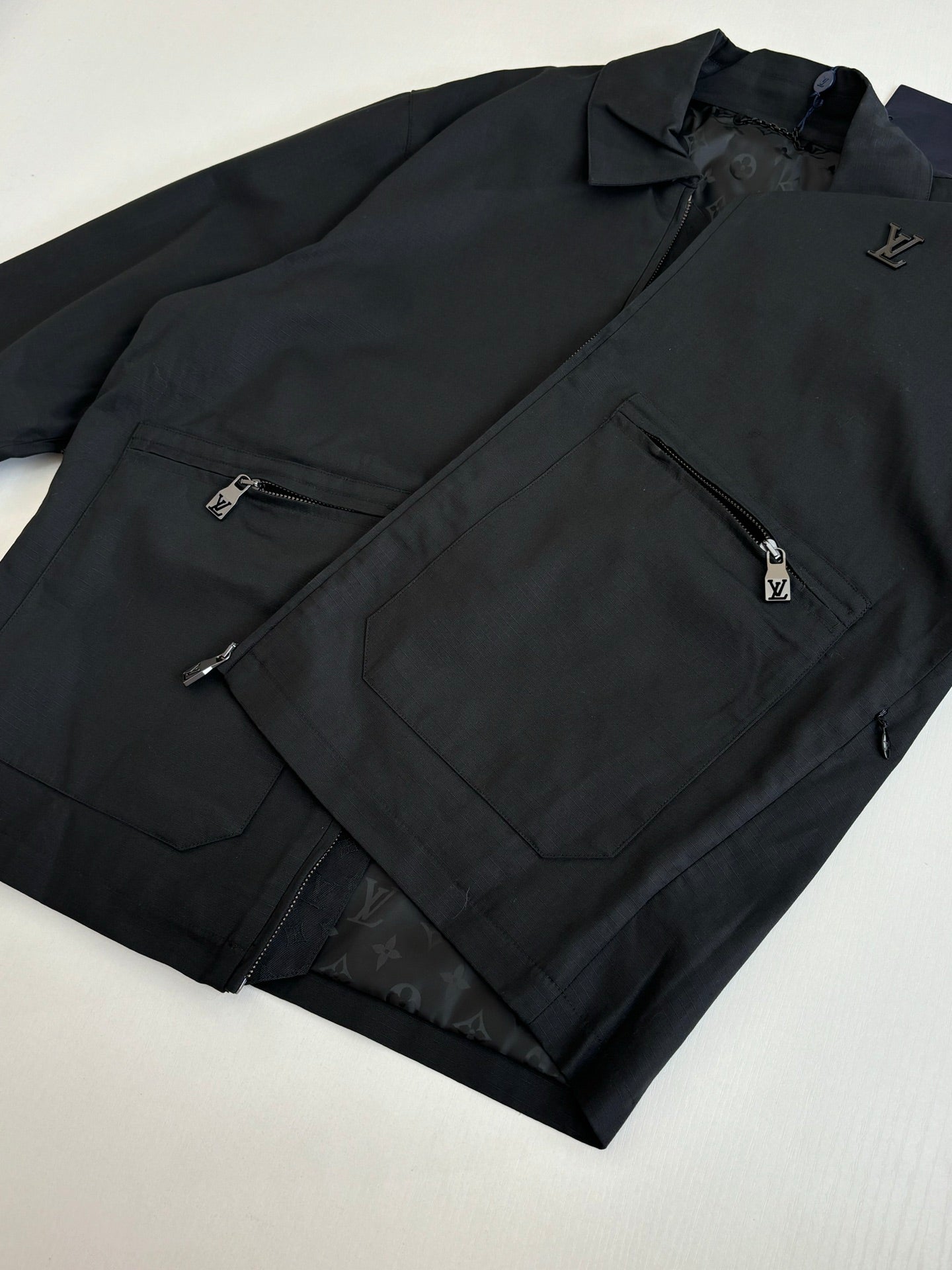 260701 High-quality new workwear leather patch lapel jacket coat