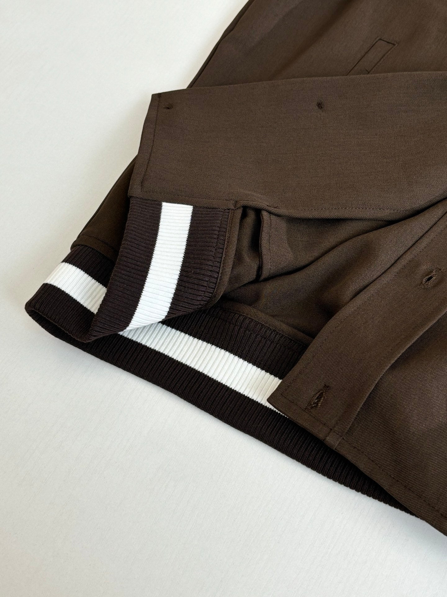 260701 High-quality new brown worsted wool long-sleeved button-down shirt coat
