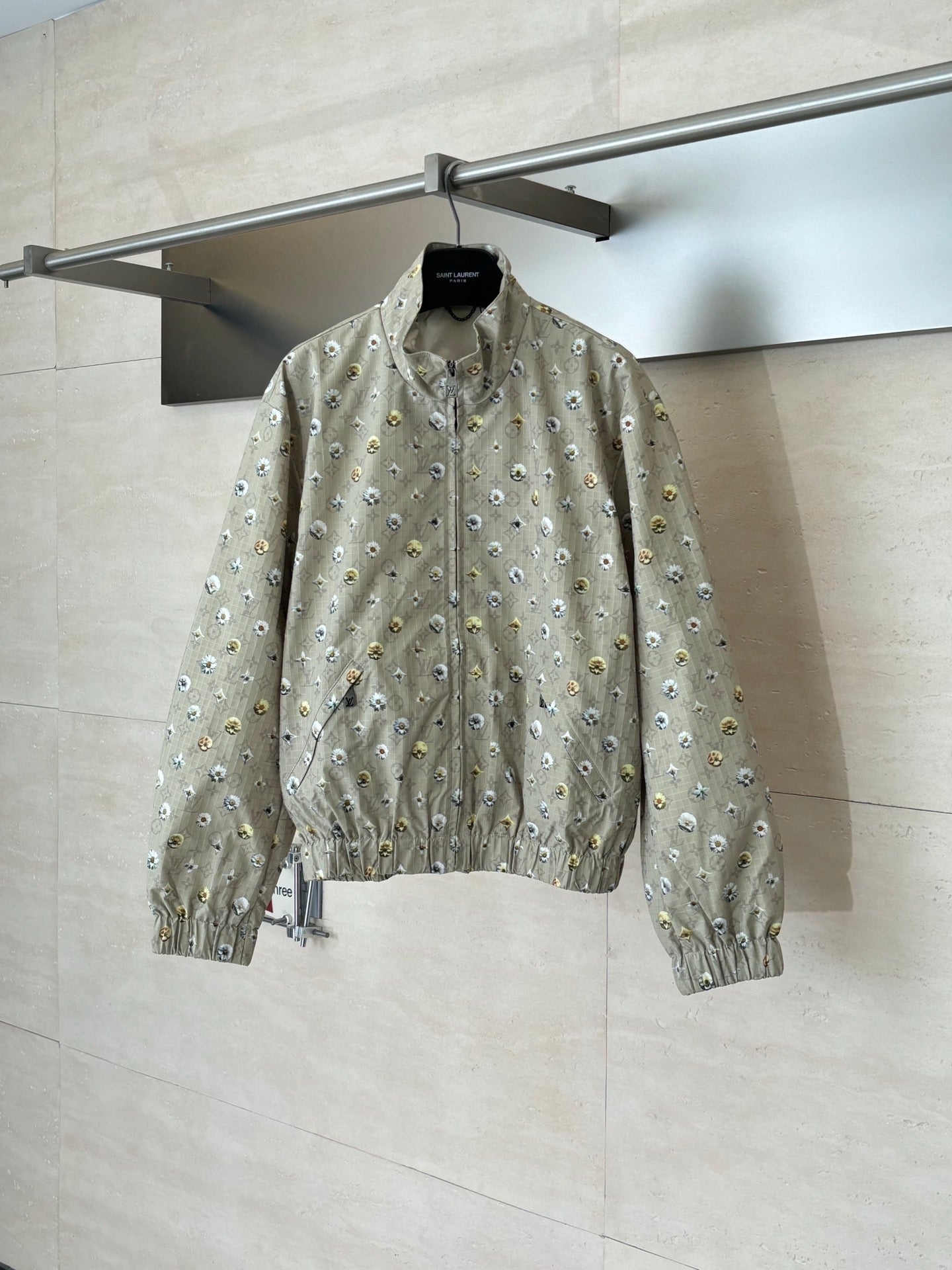 260701 High-quality new full-print button-down zipper jacket coat
