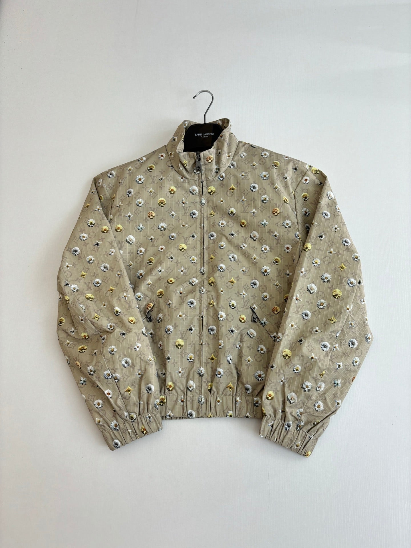 260701 High-quality new full-print button-down zipper jacket coat