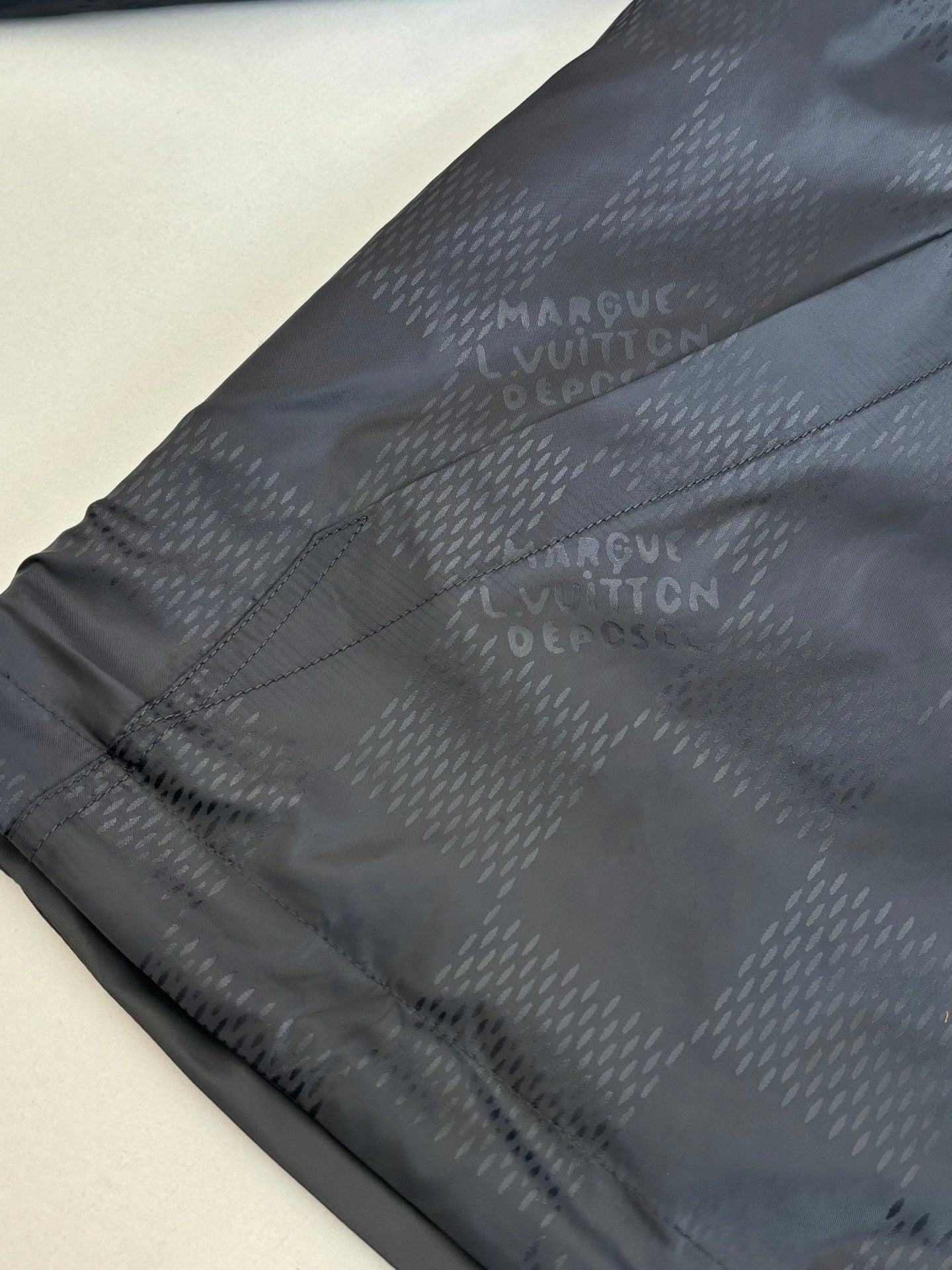 260701 High-quality new model cement gray double-sided windproof leather label checkered jacquard zipper jacket coat