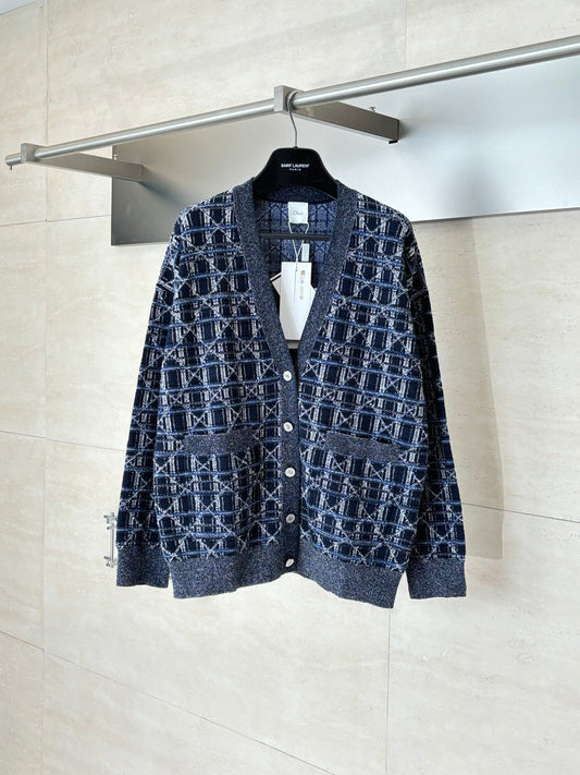 260701 High-quality new checked plaid knitted pullover sweater