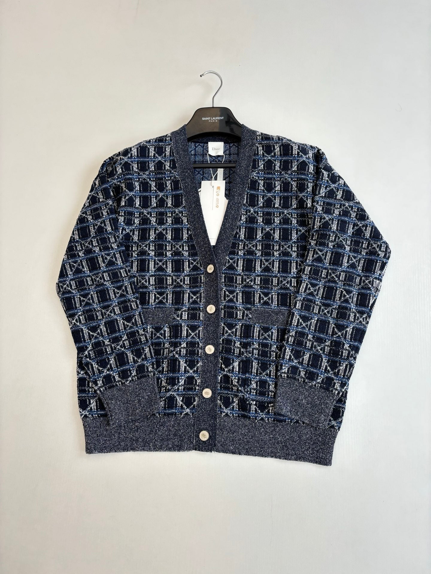 260701 High-quality new checked plaid knitted pullover sweater