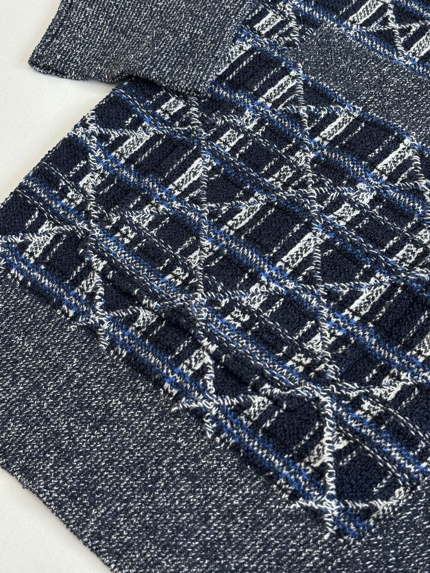 260701 High-quality new checked plaid knitted pullover sweater