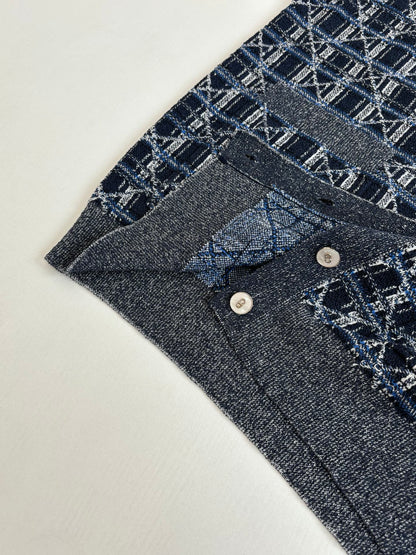 260701 High-quality new checked plaid knitted pullover sweater