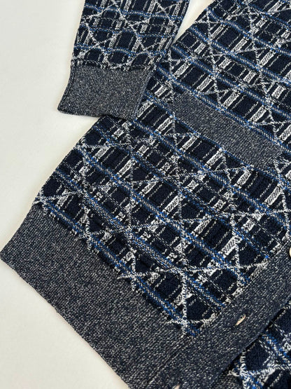 260701 High-quality new checked plaid knitted pullover sweater