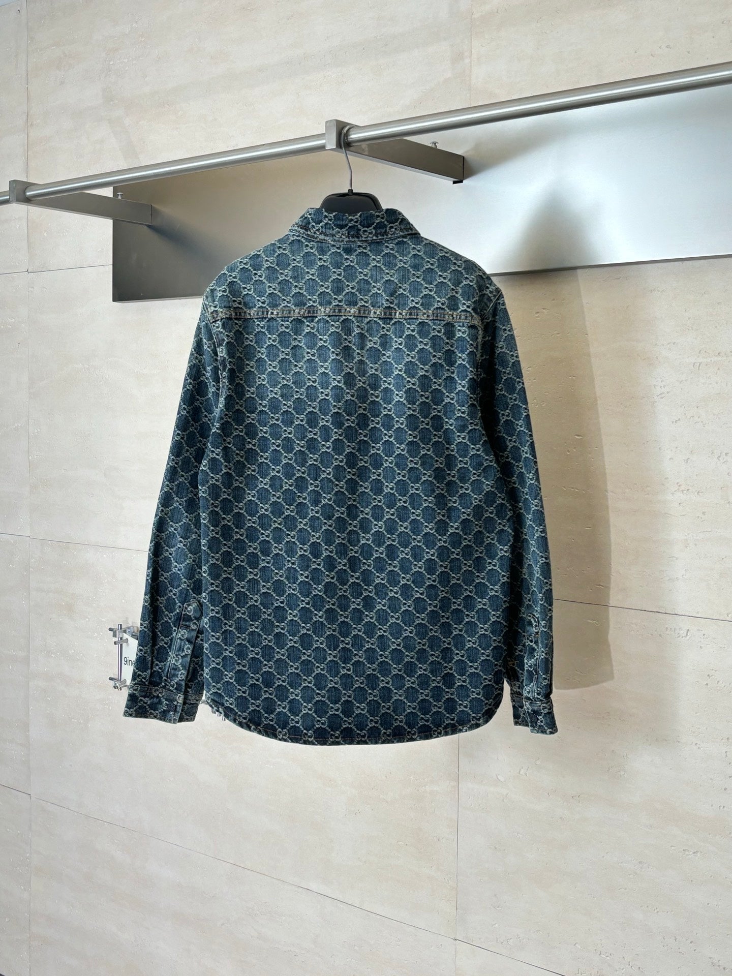 260701 High-quality new full-print jacquard denim jacket set