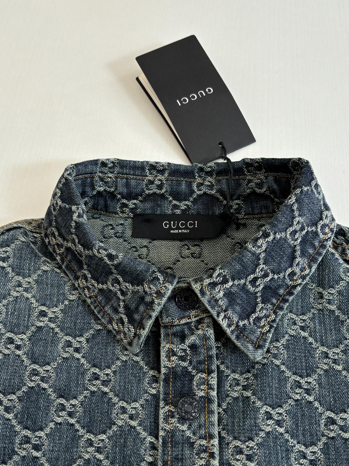 260701 High-quality new full-print jacquard denim jacket set