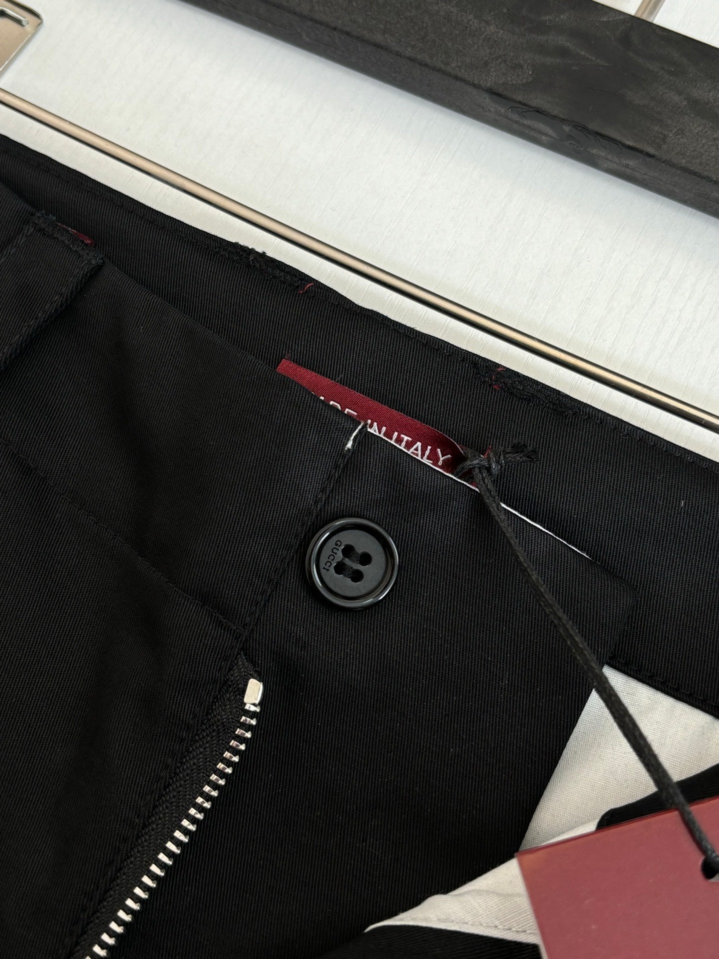260701 High-quality new lettered crown logo printed twill pants set in straight fit