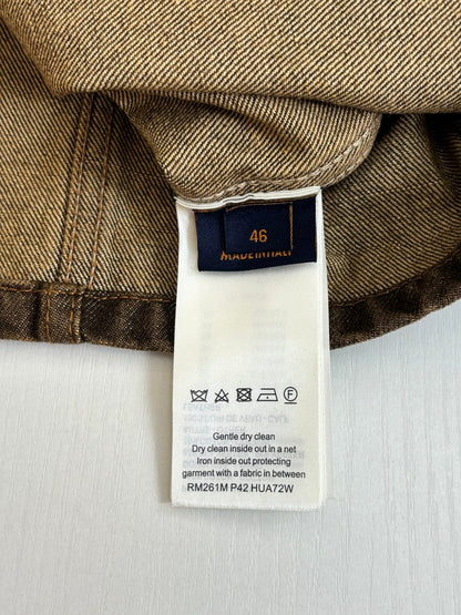 260701 High-quality new sand-washed denim polo-style denim jacket set