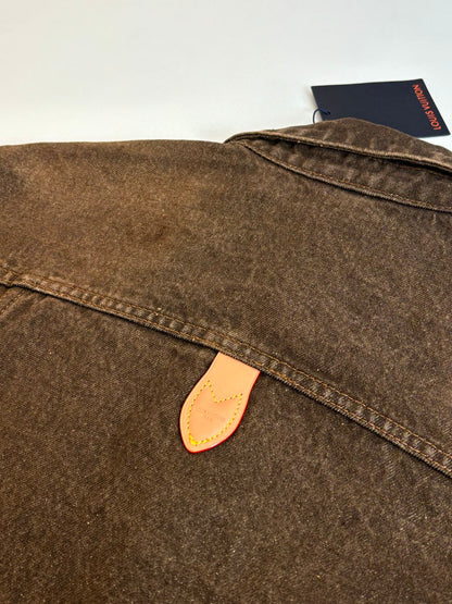 260701 High-quality new sand-washed denim polo-style denim jacket set