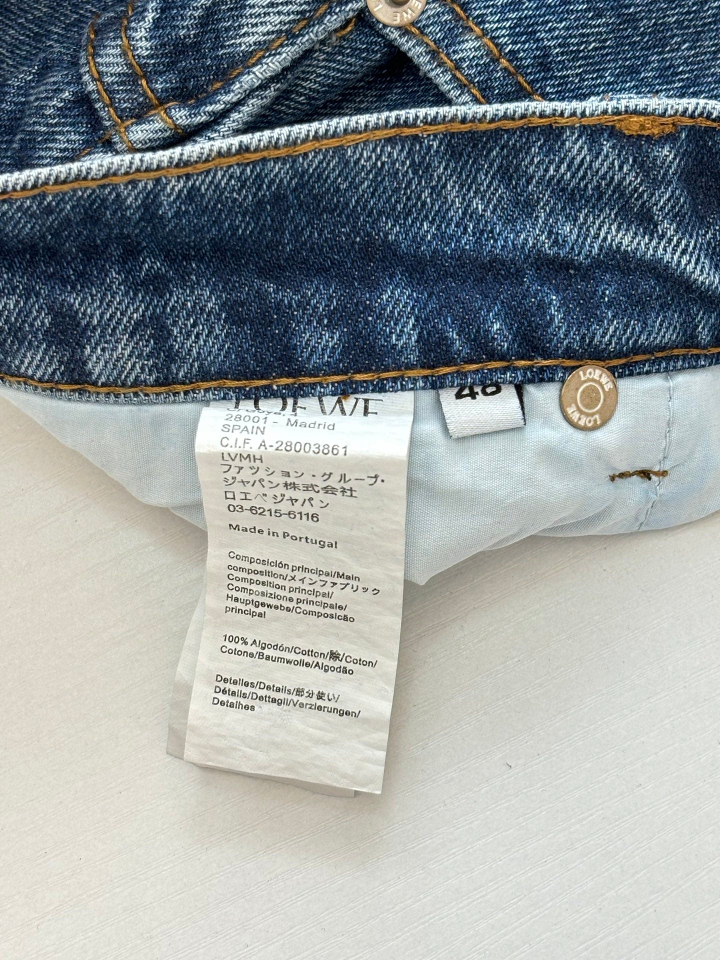260701 High-quality new embroidered washed-aged denim long pants set