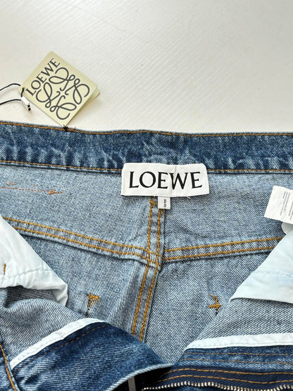 260701 High-quality new embroidered washed-aged denim long pants set
