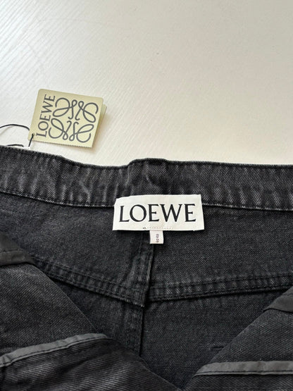 260701 High-quality new embroidered washed-aged denim long pants set