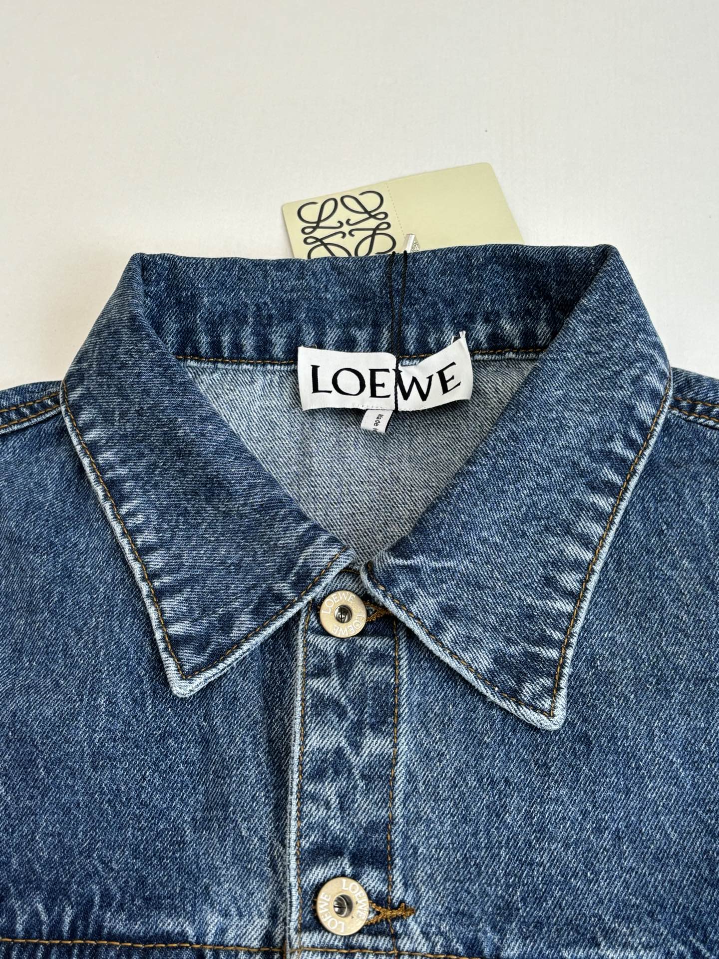 260701 High-quality new embroidered washed-aged denim jacket set