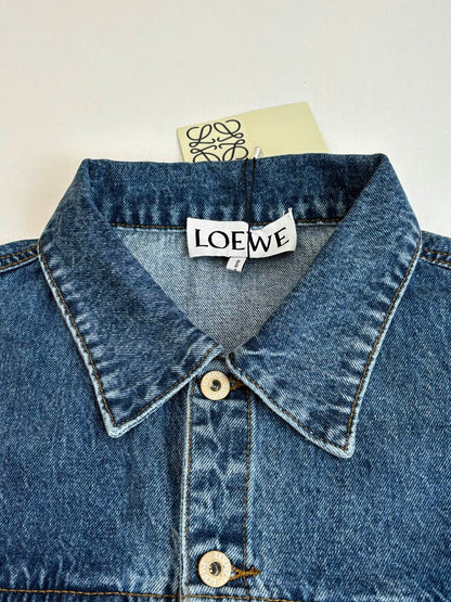 260701 High-quality new embroidered washed-aged denim jacket set
