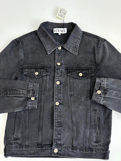 260701 High-quality new embroidered washed-aged denim jacket set