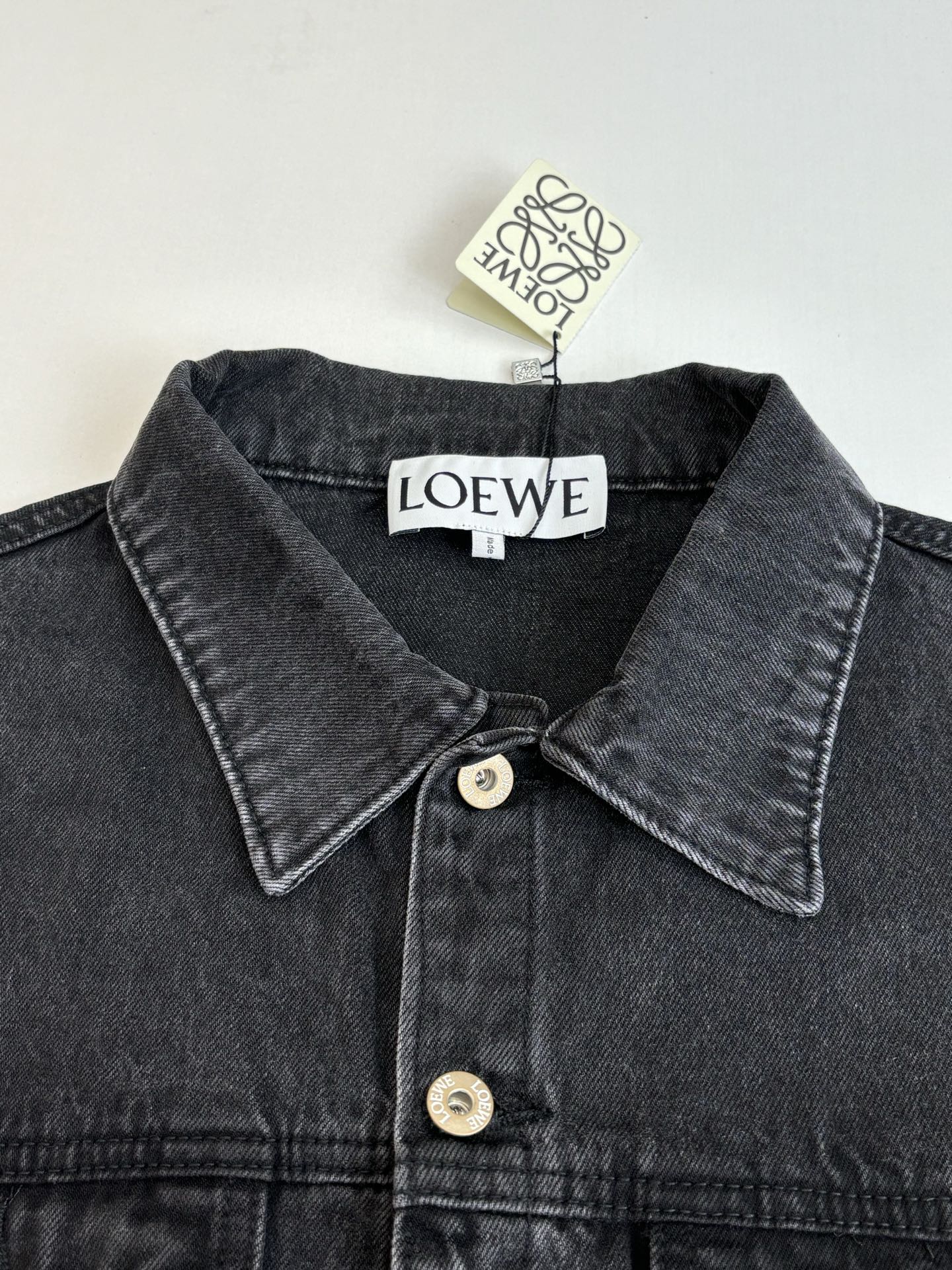 260701 High-quality new embroidered washed-aged denim jacket set