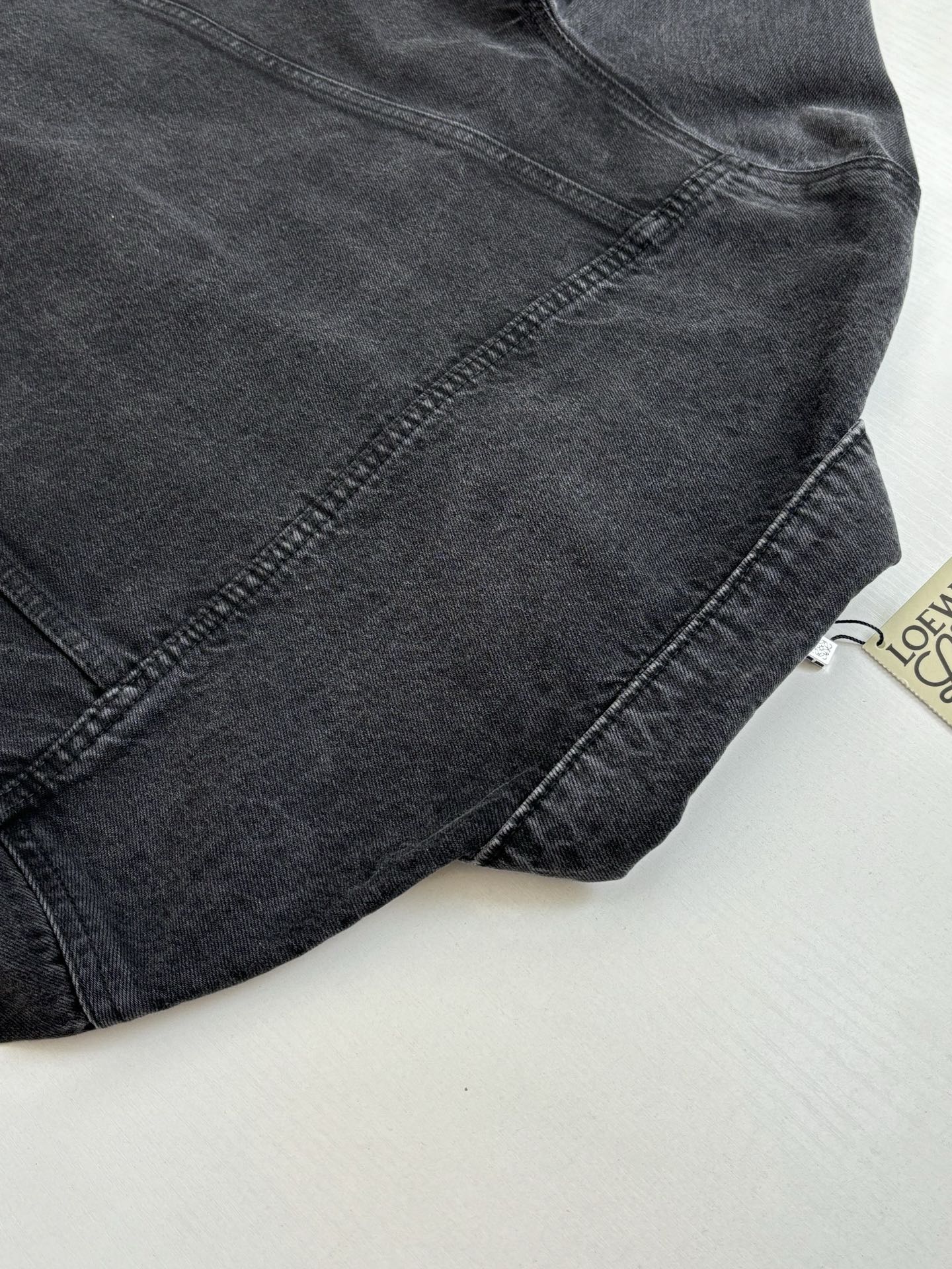 260701 High-quality new embroidered washed-aged denim jacket set