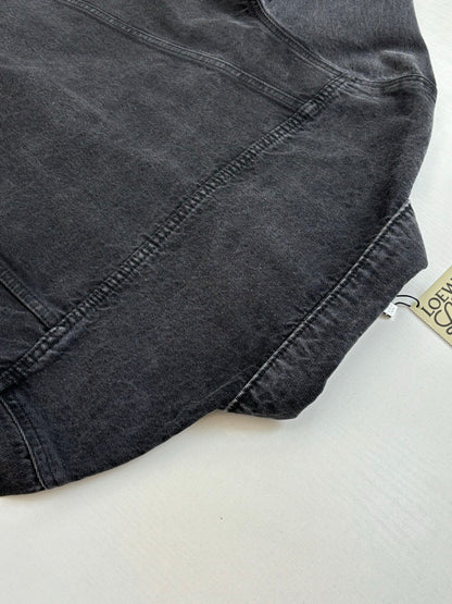 260701 High-quality new embroidered washed-aged denim jacket set