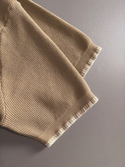 260708 High-quality new model, combed cotton yarn knitted polo shirt