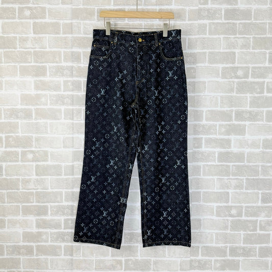 260715 New high-quality full-print collar-sewn denim suit