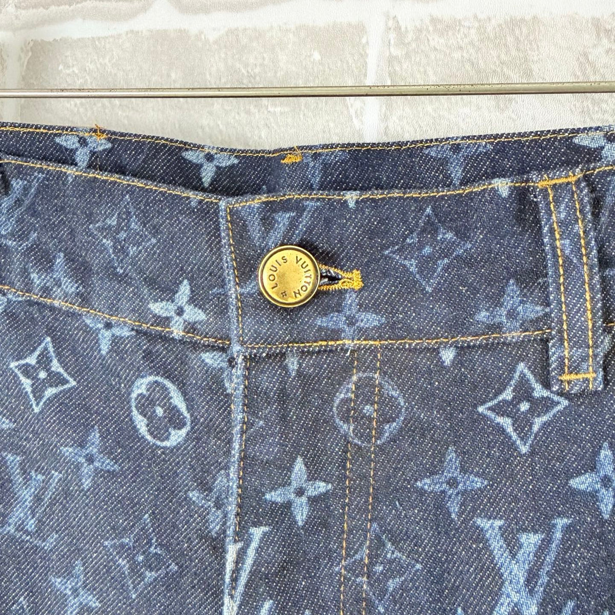 260715 New high-quality full-print collar-sewn denim suit