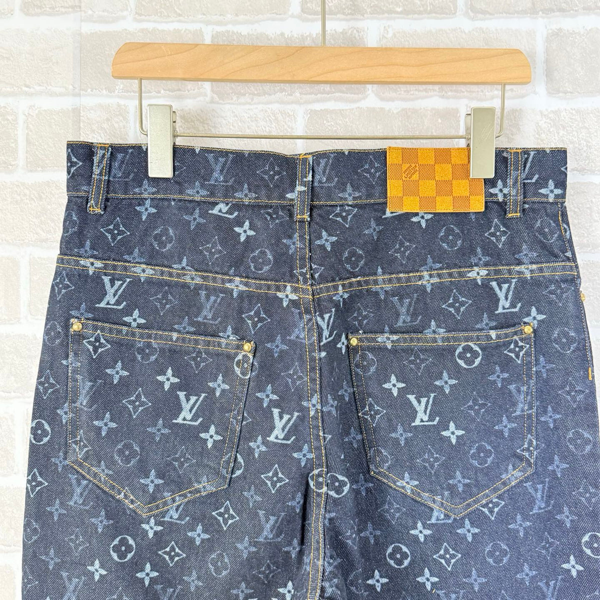 260715 New high-quality full-print collar-sewn denim suit