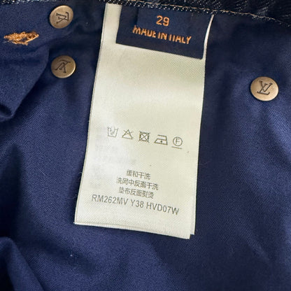 260715 New high-quality full-print collar-sewn denim suit