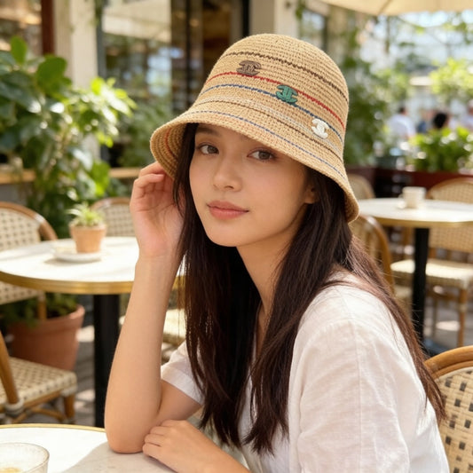 260724 New striped fisherman hat