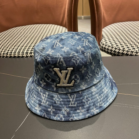 260724 New style loose-keeping soft denim boater hat