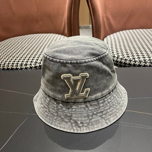 260724 New style loose-keeping soft denim boater hat