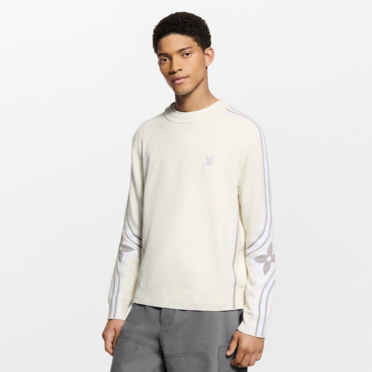 260724 New high-quality logo embroidered cap sleeve soft sweater