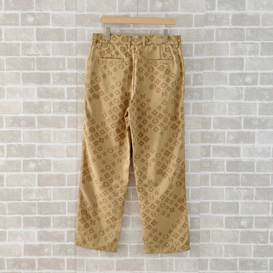 260808 New high-quality vintage patterned casual pants