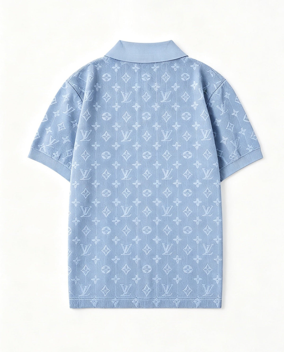 260813 New high-quality short-sleeved buttoned full-print POLO shirt
