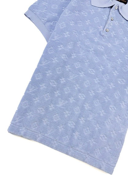 260813 New high-quality short-sleeved buttoned full-print POLO shirt