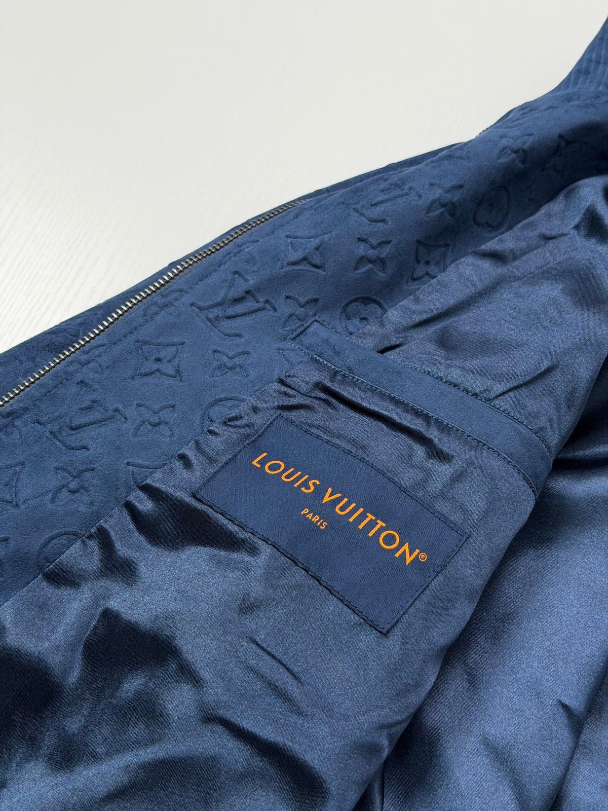 260813 New high-quality old-fashioned floral-print suede embossed stand-up collar jacket