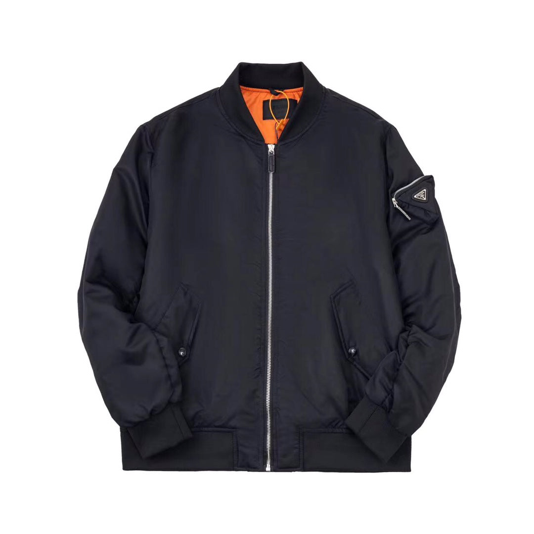 260813 New high-quality triangular-shaped flight jacket coat