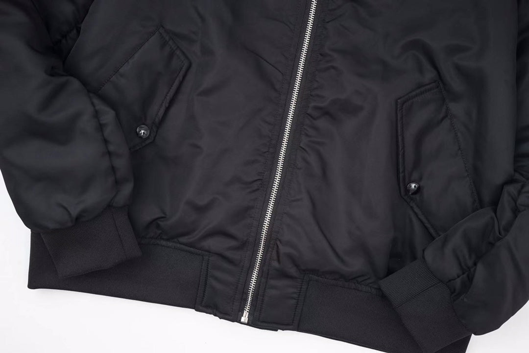 260813 New high-quality triangular-shaped flight jacket coat