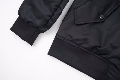 260813 New high-quality triangular-shaped flight jacket coat