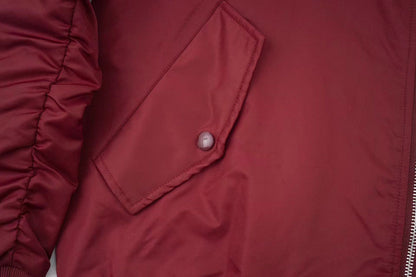 260813 New high-quality triangular-shaped flight jacket coat